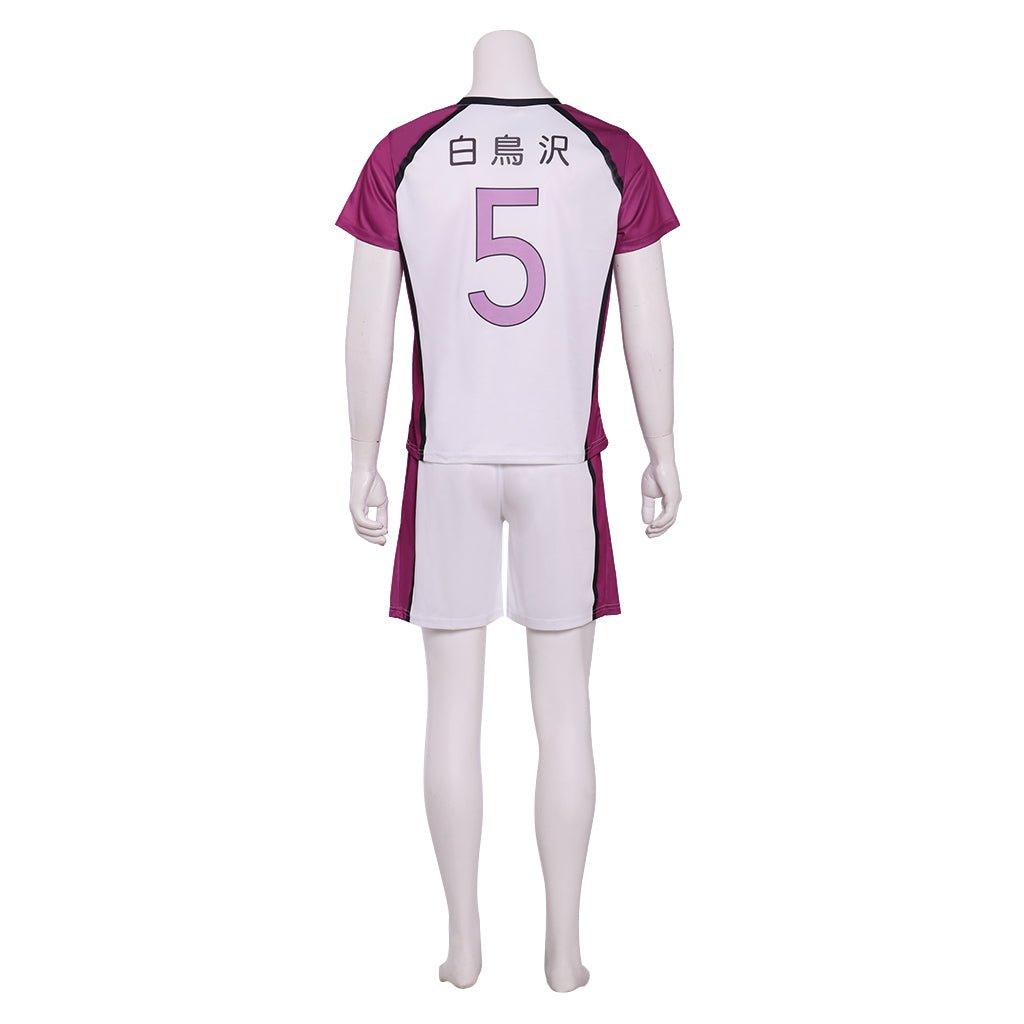 Astricos Tendo Satori Shiratorizawa Volleyball Jersey - Authentic Haikyuu Anime Cosplay Outfit - Astricos