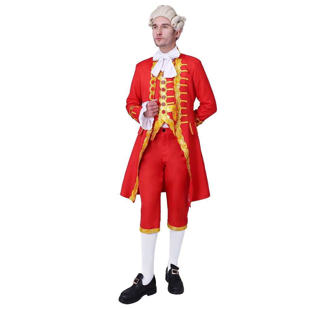 Astricos King George III Robe Cosplay Costume – Majestic Monarch's Ensemble with Cloak | Astricos Medieval Series - Astricos