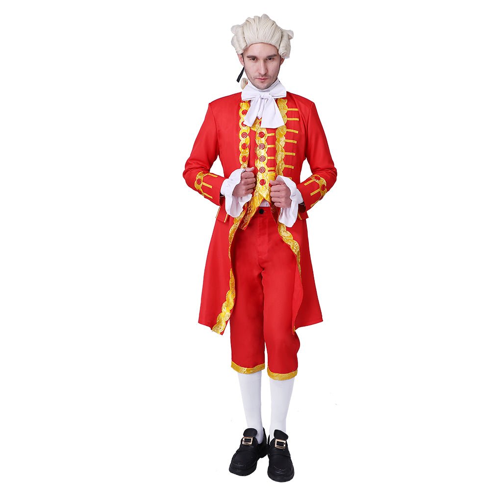 Astricos King George III Robe Cosplay Costume – Majestic Monarch's Ensemble with Cloak | Astricos Medieval Series - Astricos