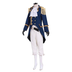 Astricos Lafayette Cosplay Jacket - Elegant Gothic Aristocrat Tuxedo & Colonial Uniform Suit - Astricos