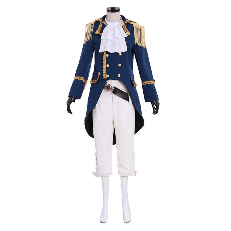 Astricos Lafayette Cosplay Jacket - Elegant Gothic Aristocrat Tuxedo & Colonial Uniform Suit - Astricos