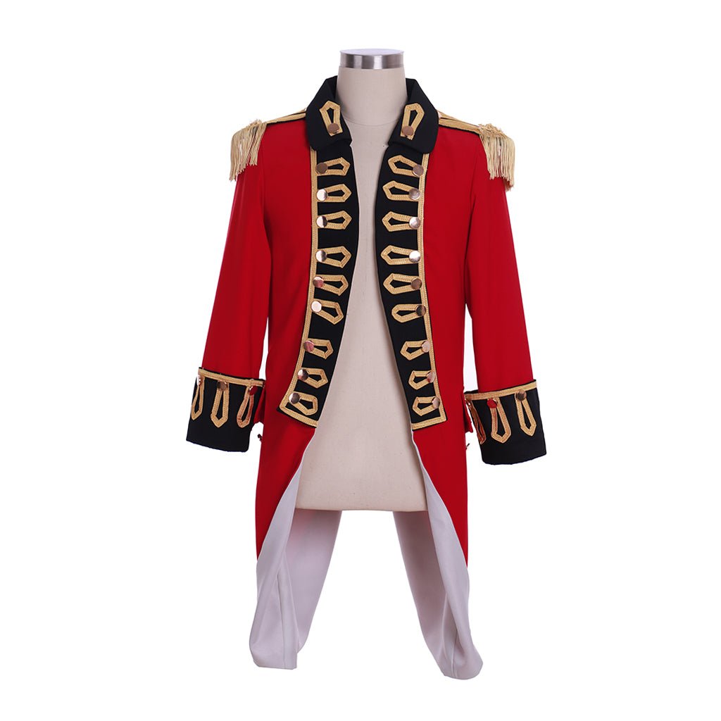 Astricos Victorian Red Prince Coat – Royal Military Uniform Jacket - Astricos