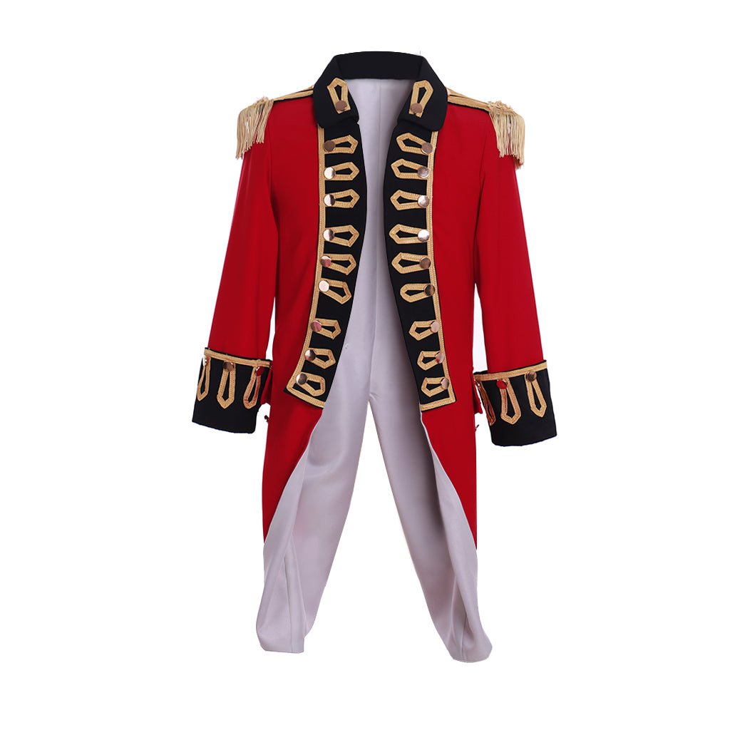 Astricos Victorian Red Prince Coat – Royal Military Uniform Jacket - Astricos