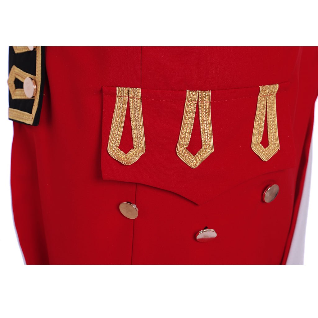 Astricos Victorian Red Prince Coat – Royal Military Uniform Jacket - Astricos