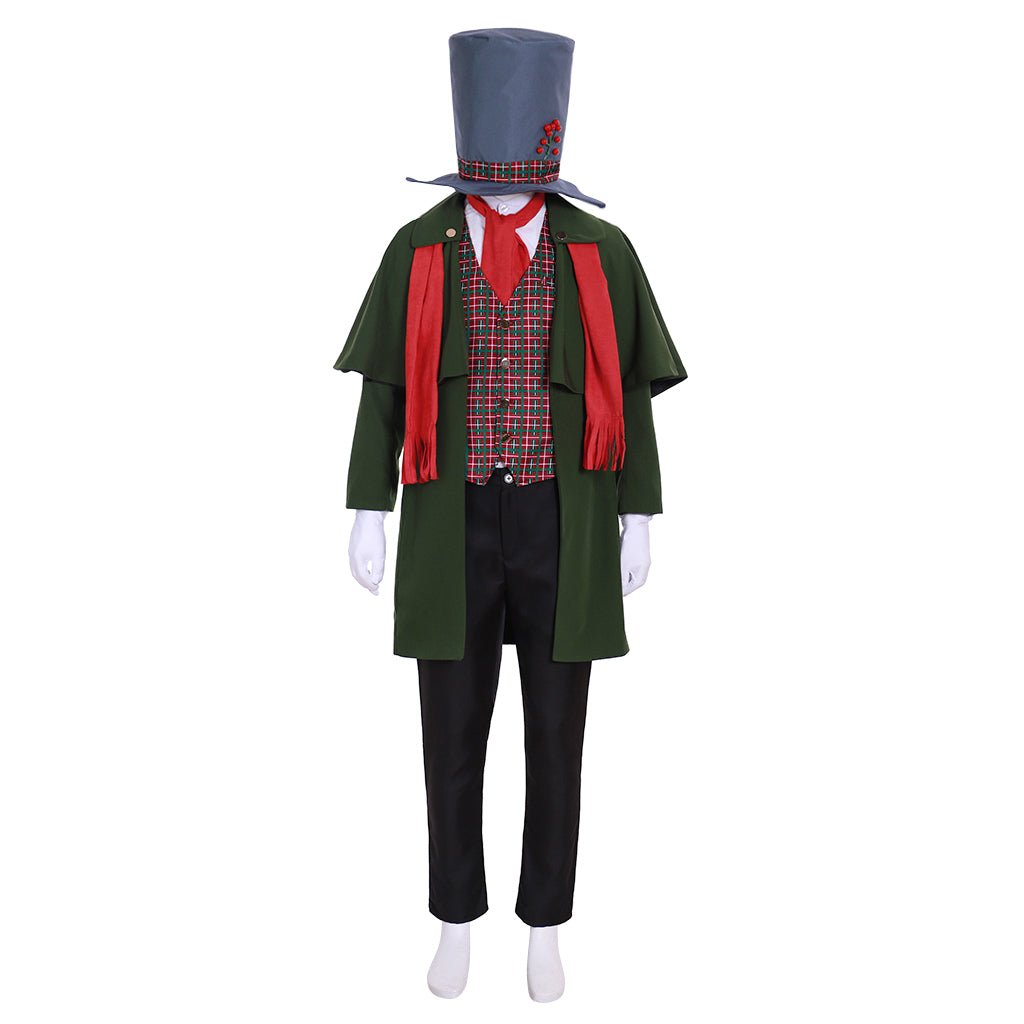 Astricos Men’s Victorian Dickensian Gentleman Christmas Carol Yuletide Costume Outfit - Astricos