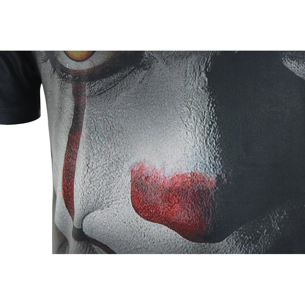 Astricos: It: Chapter One Pennywise Short Sleeve T-Shirt - Official Cosplay Costume - Astricos