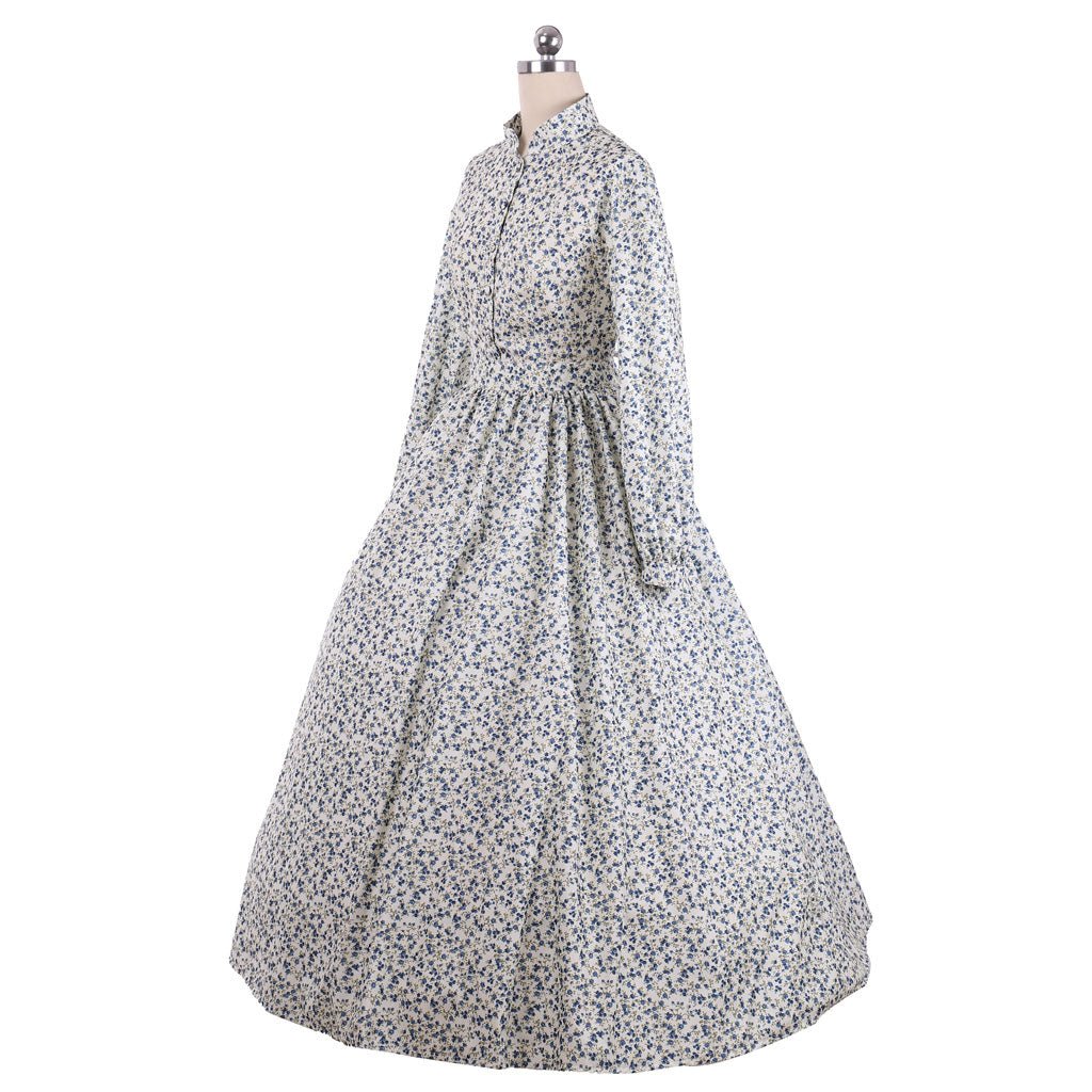 Astricos Victorian Tea Gown | Elegant Regency Era Dress for Civil War and Colonial Events - Astricos