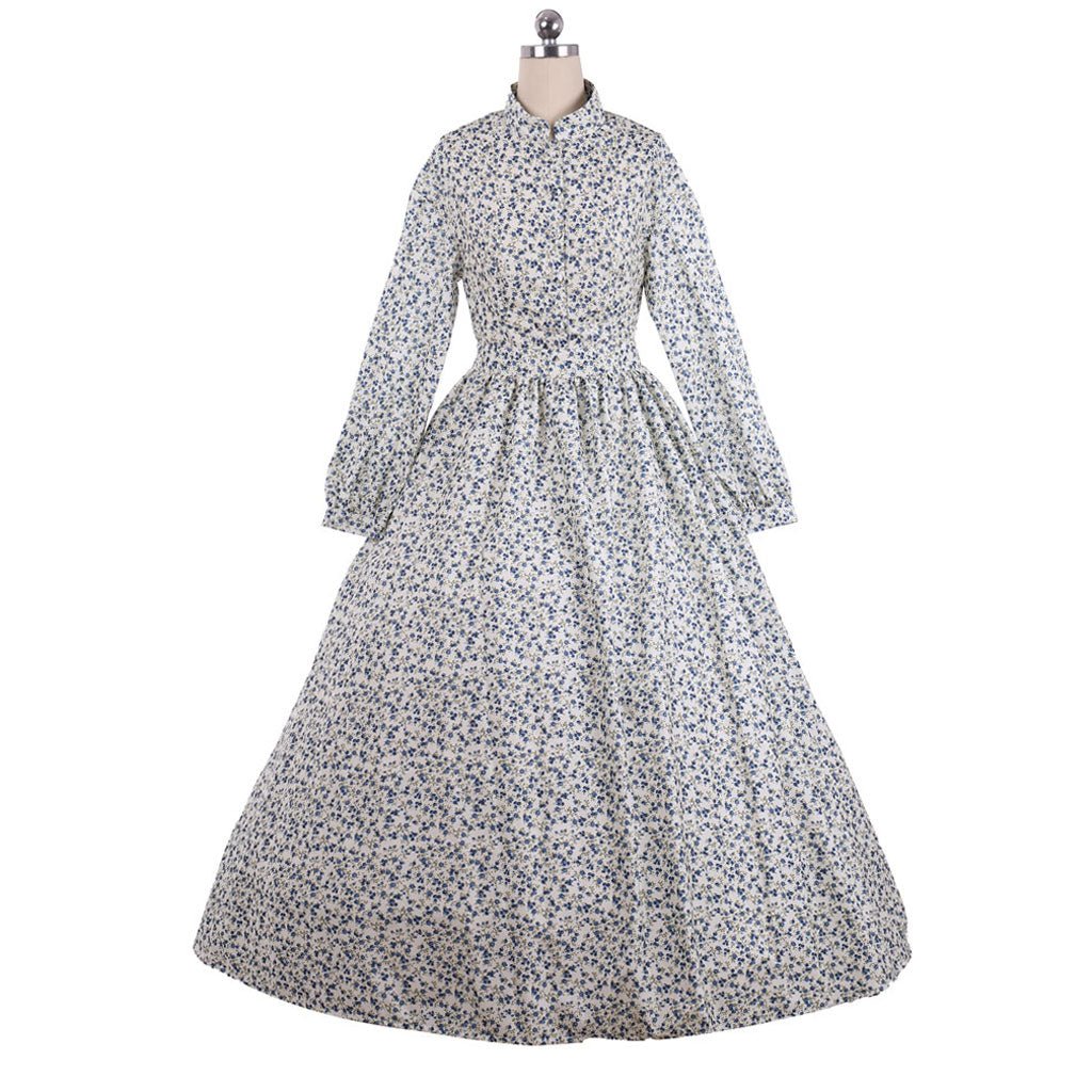 Astricos Victorian Tea Gown | Elegant Regency Era Dress for Civil War and Colonial Events - Astricos