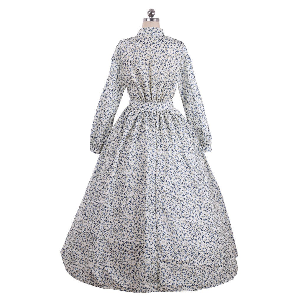 Astricos Victorian Tea Gown | Elegant Regency Era Dress for Civil War and Colonial Events - Astricos