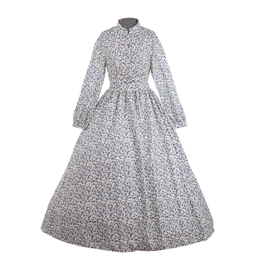 Astricos Victorian Tea Gown | Elegant Regency Era Dress for Civil War and Colonial Events - Astricos