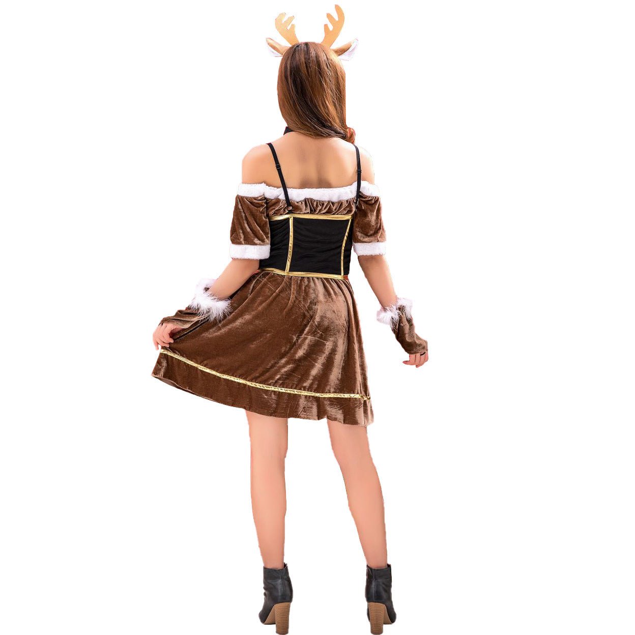 Astricos Adorable Reindeer Costume for Christmas Parties and Dance - Astricos