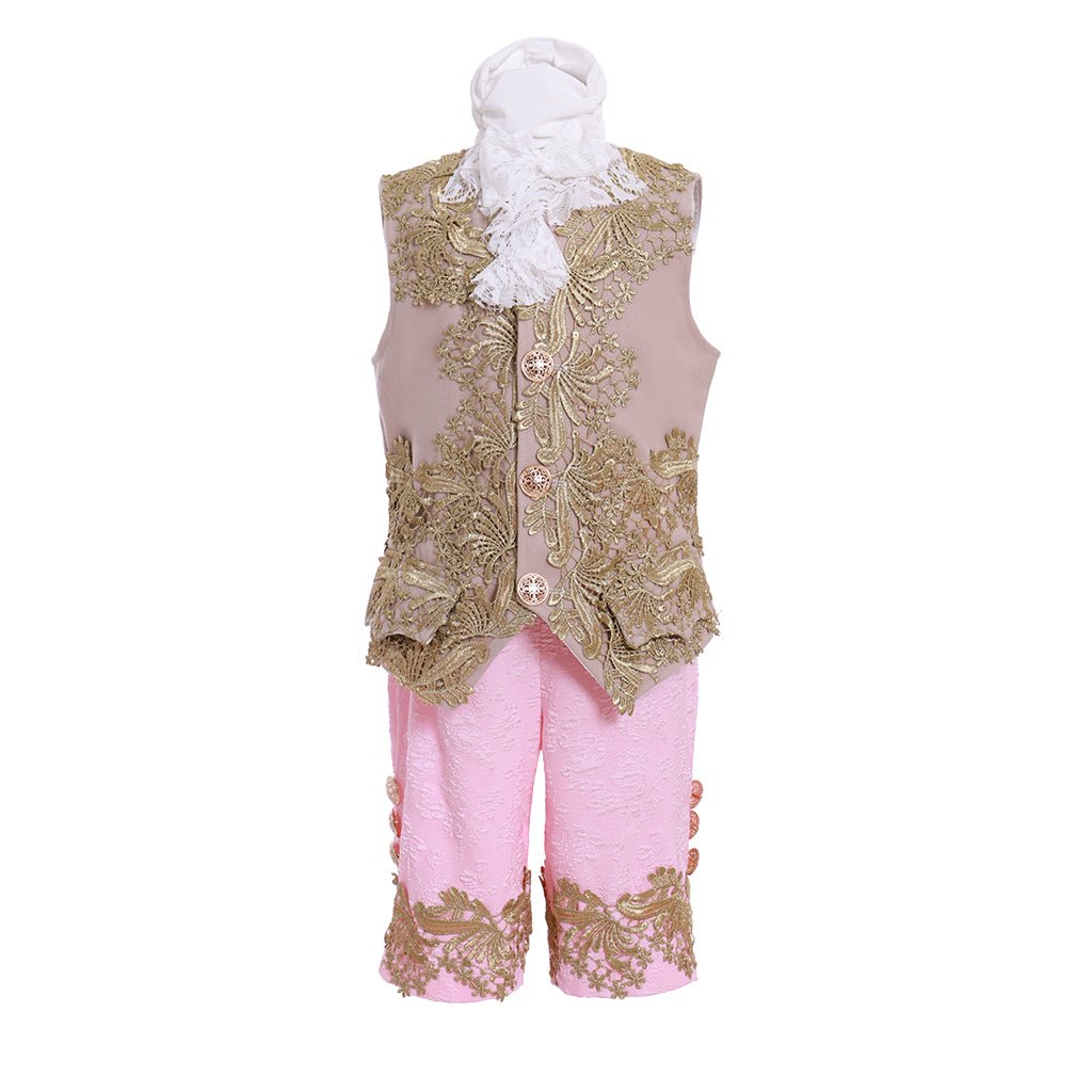 Children's Victorian Rococo Court Costume - Pink Historical Fancy Dress | Astricos Custom Fit - Astricos