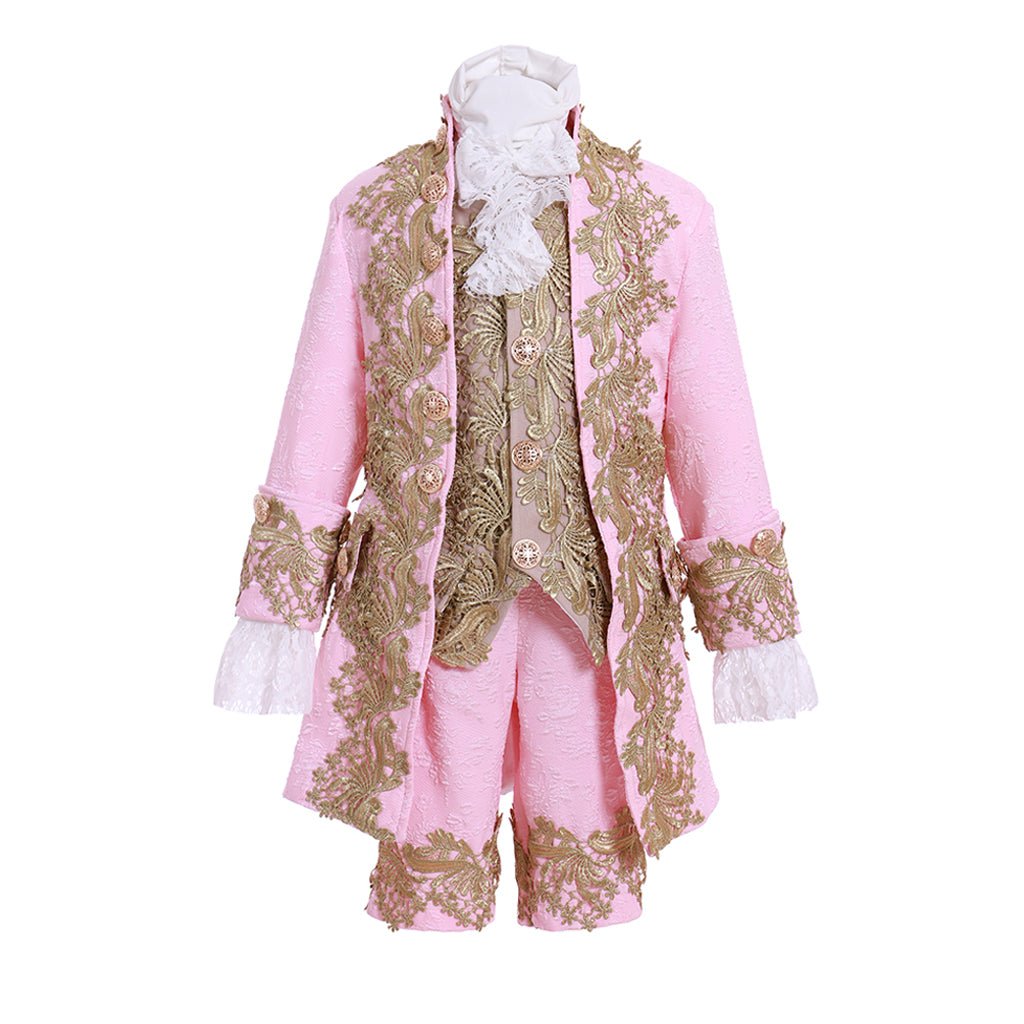 Children's Victorian Rococo Court Costume - Pink Historical Fancy Dress | Astricos Custom Fit - Astricos