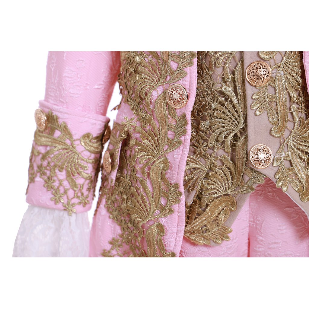 Children's Victorian Rococo Court Costume - Pink Historical Fancy Dress | Astricos Custom Fit - Astricos