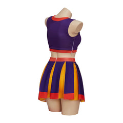 Astricos Cheerleader Costume - Vibrant Purple Cheerleading Outfit for Women, Inspired by High School Musical - Astricos