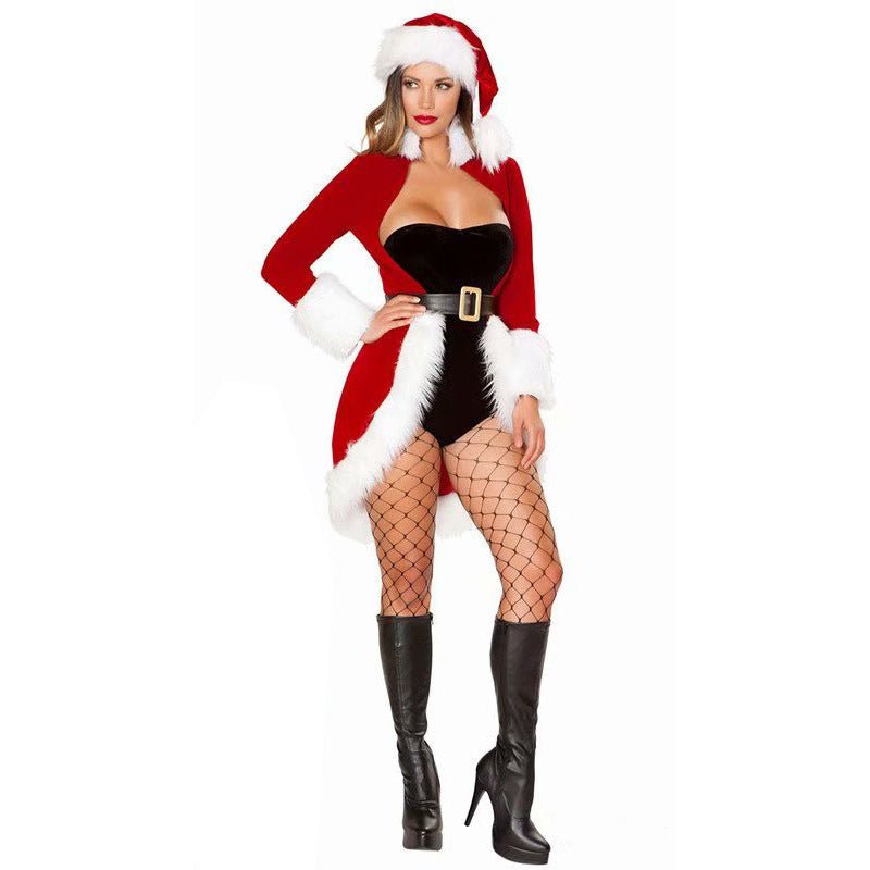 Astricos Ladies Christmas Tailcoat - Festive Holiday Outfit for Parties and Events - Astricos