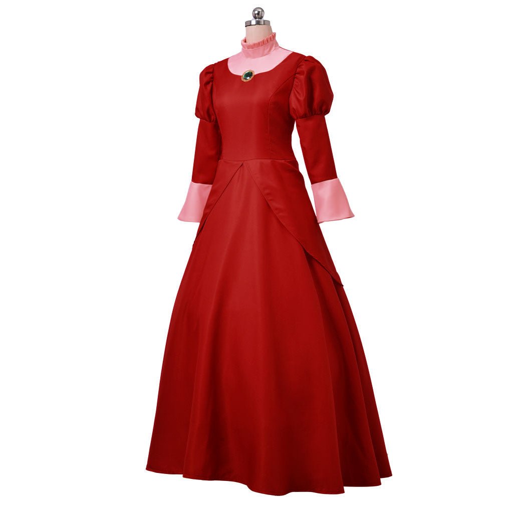 Astricos Red Queen Dress | Lady Tremaine Cosplay Costume for Women | Elegant Disney Halloween Gown - Astricos