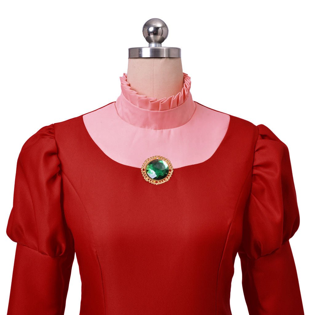 Astricos Red Queen Dress | Lady Tremaine Cosplay Costume for Women | Elegant Disney Halloween Gown - Astricos