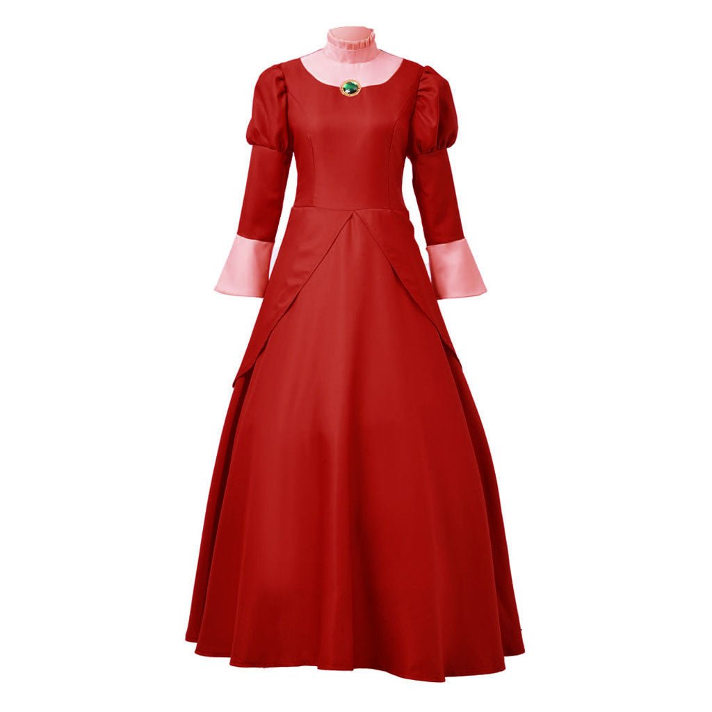 Astricos Red Queen Dress | Lady Tremaine Cosplay Costume for Women | Elegant Disney Halloween Gown - Astricos