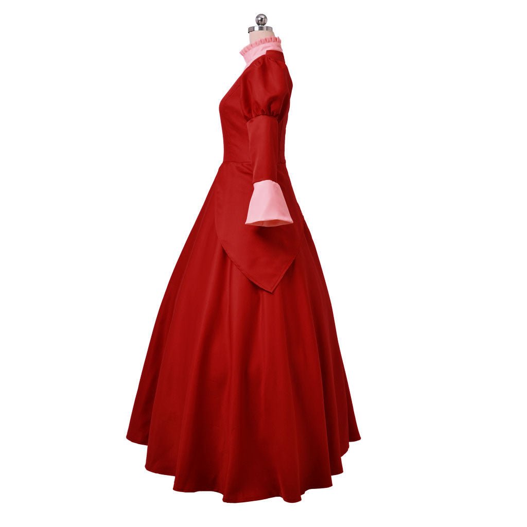 Astricos Red Queen Dress | Lady Tremaine Cosplay Costume for Women | Elegant Disney Halloween Gown - Astricos