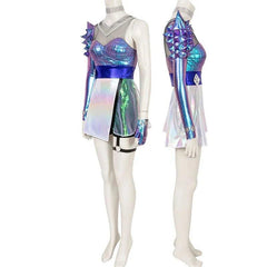 Astricos K/DA 2020 S10 Finals Ahri Cosplay Costume - Sexy All Out Dress for Halloween, Carnival, Stage Performance - Astricos