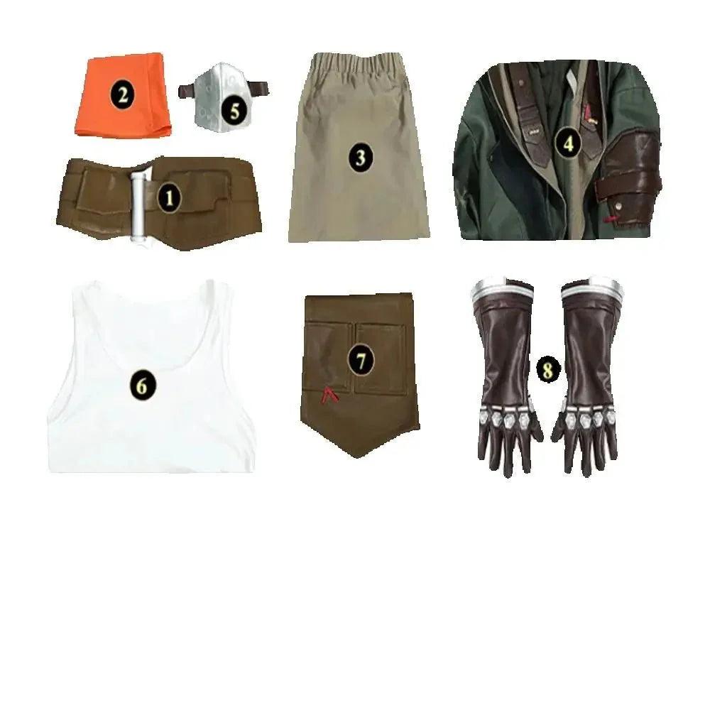 Astricos Ekko Arcane Cosplay Costume for Men - Full Battle Uniform Set for Halloween and Carnival Parties - Astricos