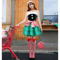 New Japanese-Style Christmas Outfit - Adorable Holiday Cosplay Clothes for Festive Celebrations - Astricos