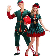 Astricos M-XL Couples Christmas Clothing Set - Festive Cosplay Outfits for the Holiday Season - Astricos