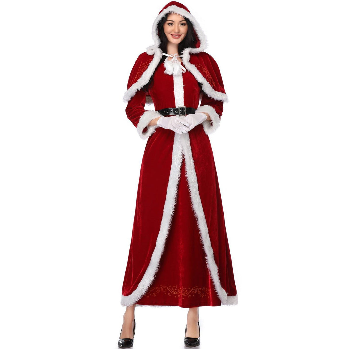 Astricos Women's Glamorous Christmas Outfit - Perfect for Holiday Parties and Carnival Performances - Astricos