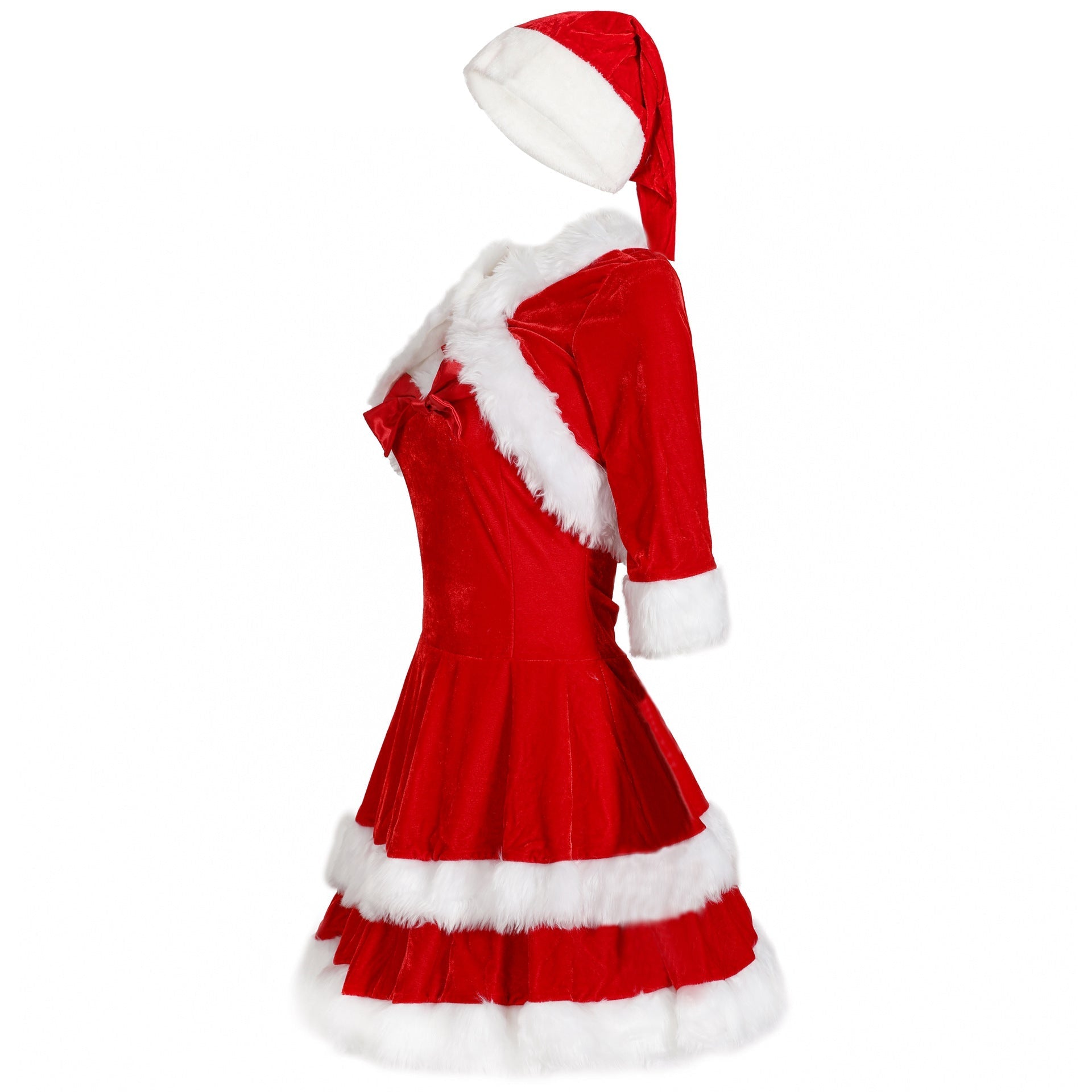 Astricos Women's Sexy Christmas Outfit - Festive Glamour for Holiday Parties - Astricos