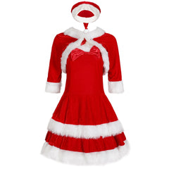 Astricos Women's Sexy Christmas Outfit - Festive Glamour for Holiday Parties - Astricos