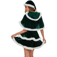 Astricos Girls Christmas Clothing - Festive Shawl Outfit for Holiday Parties - Astricos