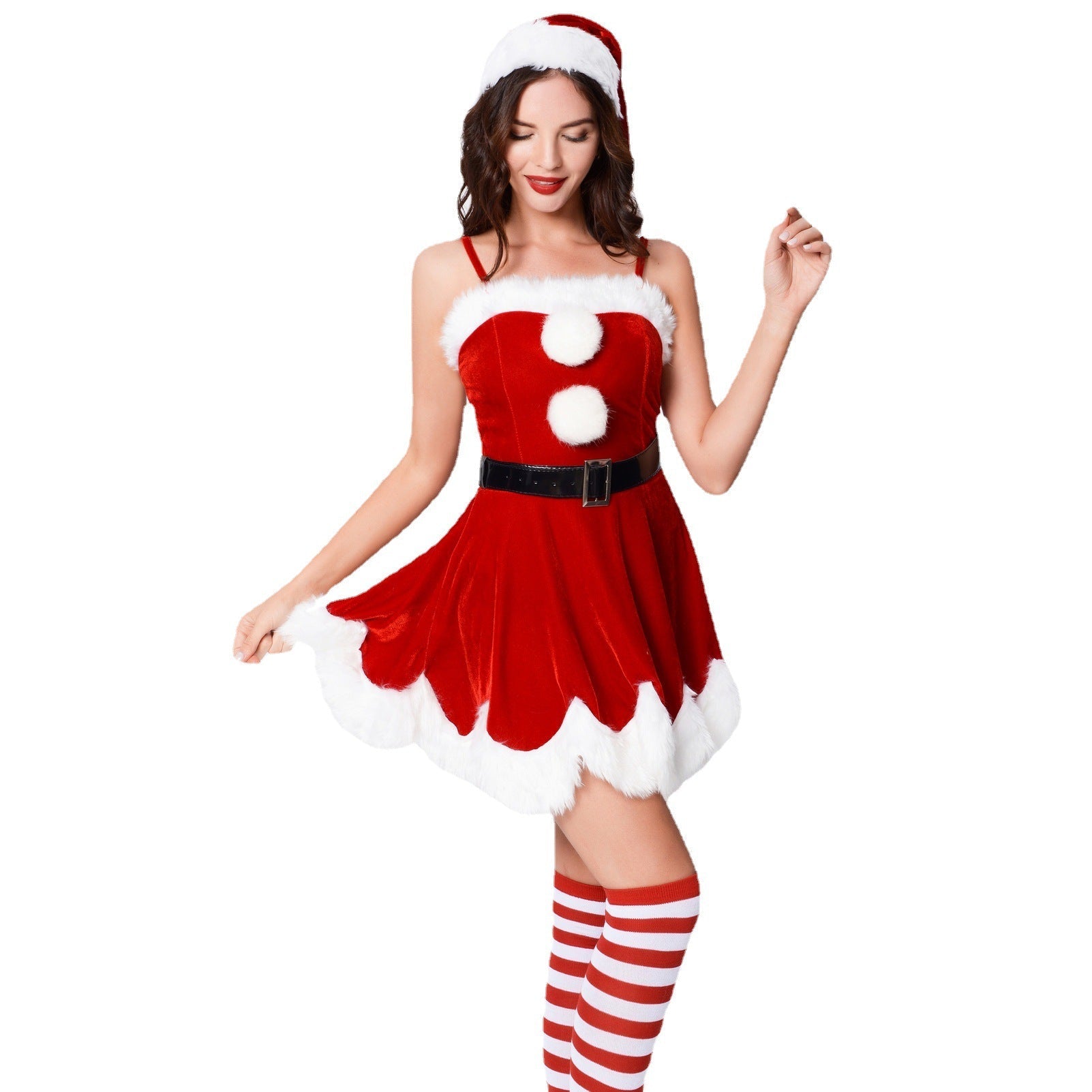 Astricos Sexy Christmas Suit - Adult Women's Cosplay Uniform for Festive Celebrations - Astricos