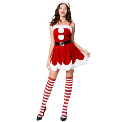 Astricos Sexy Christmas Suit - Adult Women's Cosplay Uniform for Festive Celebrations - Astricos