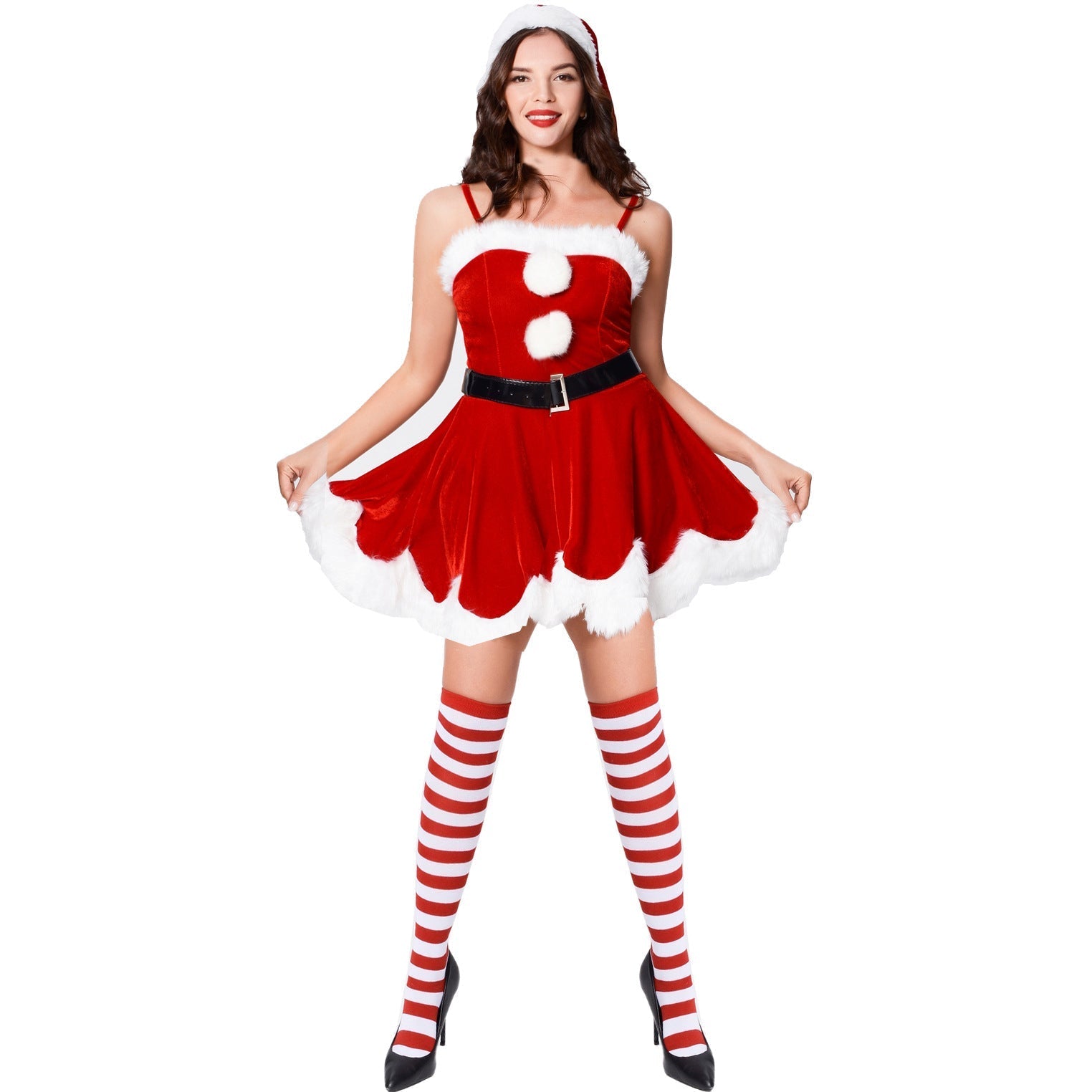 Astricos Sexy Christmas Suit - Adult Women's Cosplay Uniform for Festive Celebrations - Astricos