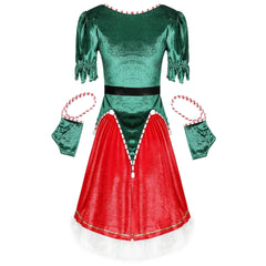 Astricos Sexy Christmas Tree Clothing - Festive Stage Uniform for Holiday Events - Astricos