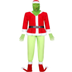 Astricos Grinch Cosplay Christmas Costume - The Grinch Green Outfit - Astricos