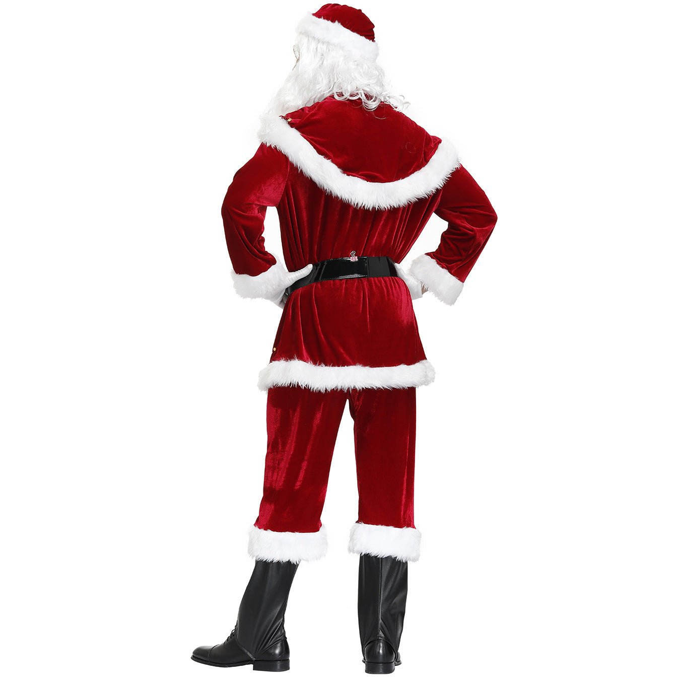 Men's Astricos Christmas Clothing Set, Festive Santa Claus Outfit for Holiday Events - Astricos