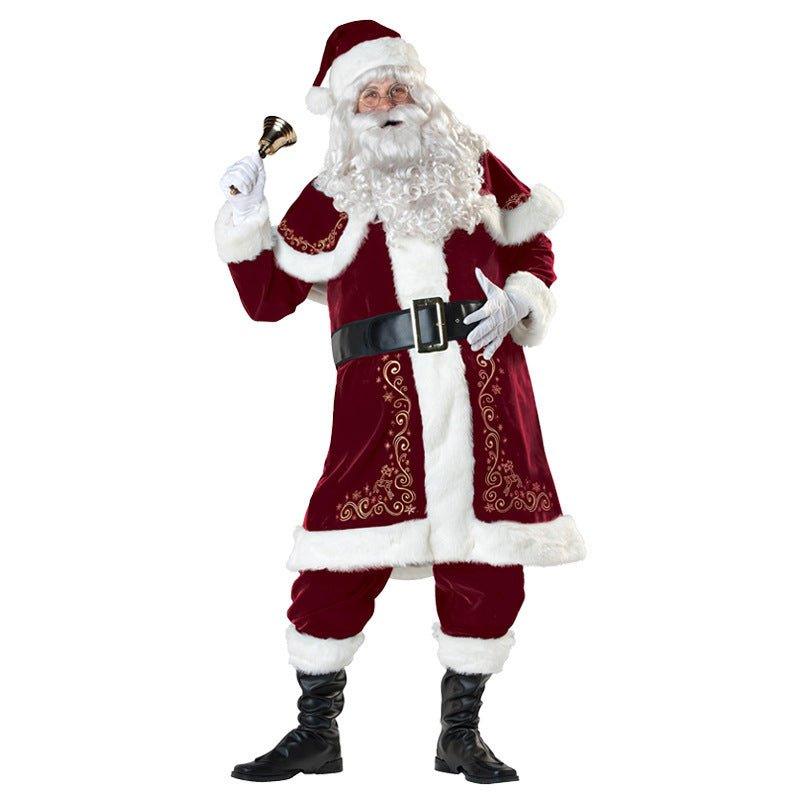 Astricos Men's Santa Suit - Authentic Christmas Outfit for Joyful Celebrations - Astricos