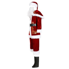 Astricos Men's Santa Suit - Authentic Christmas Outfit for Joyful Celebrations - Astricos