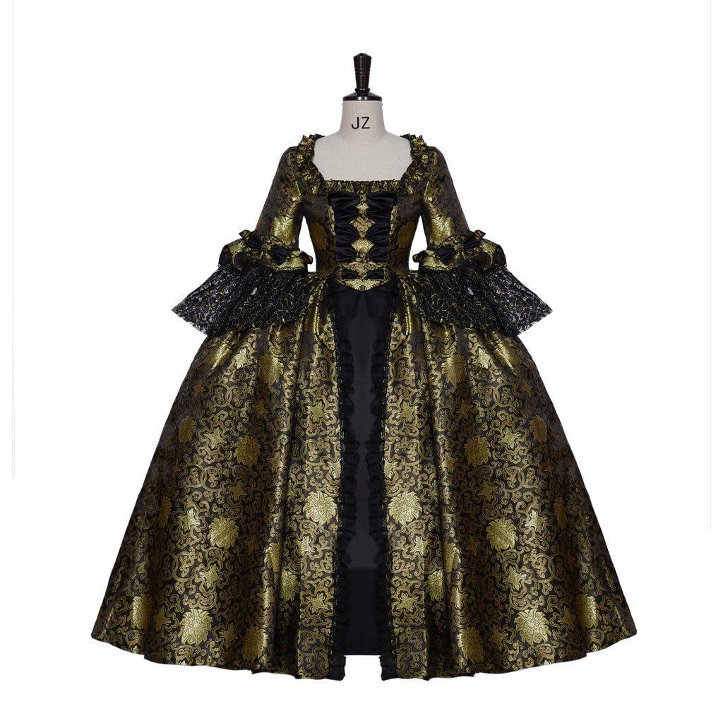 Elegant Rococo Dress Inspired by Marie Antoinette | Perfect for Victorian Balls, Cosplay, and Performances - Astricos