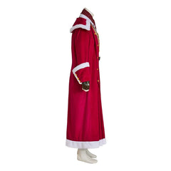 Epic Medieval Santa Claus Cosplay Costume - Red Velvet Jacket Suit Full Set for Christmas Stage Performance - Astricos