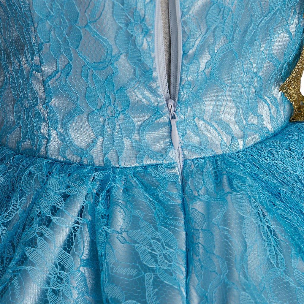 Elegant Rococo Style Blue Princess Dress | Marie Antoinette Inspired Ball Gown - Astricos