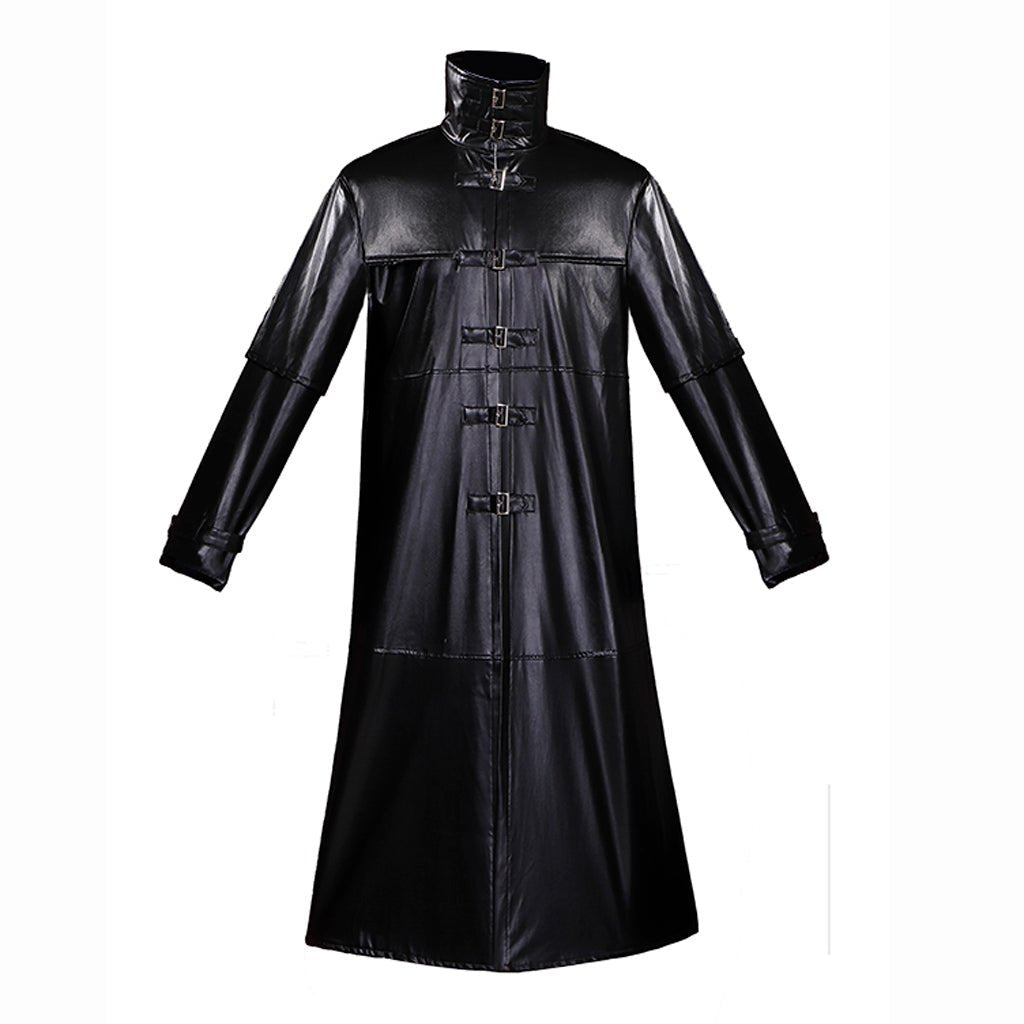 Astricos Medieval Gothic Plague Doctor Costume - Premium PU Leather Jacket for Steampunk and Vampire Themes - Astricos