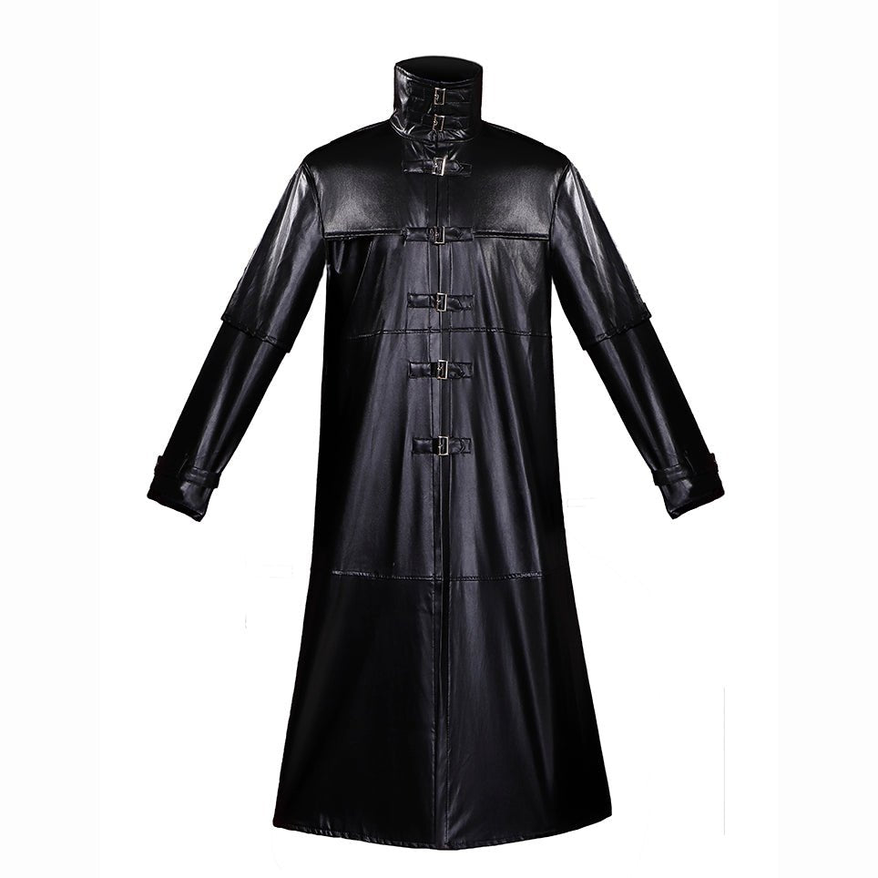 Astricos Medieval Gothic Plague Doctor Costume - Premium PU Leather Jacket for Steampunk and Vampire Themes - Astricos