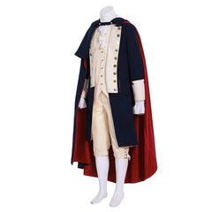 Astricos Men's Medieval King or Prince Uniform Costume – Victorian Era Travel Suit with Cape - Astricos