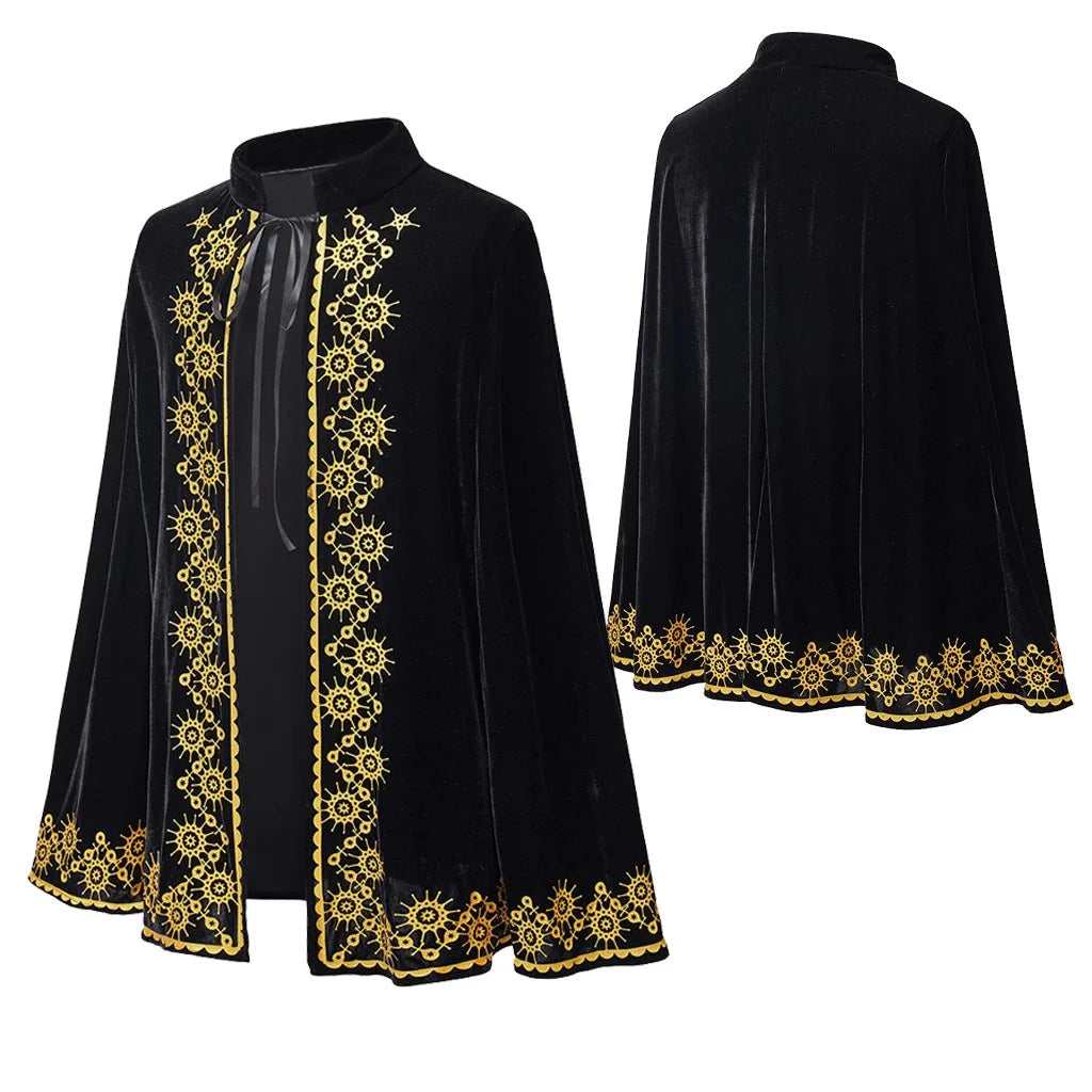 Epic Medieval King Prince Cosplay Cape for Halloween and Festivals - Astricos