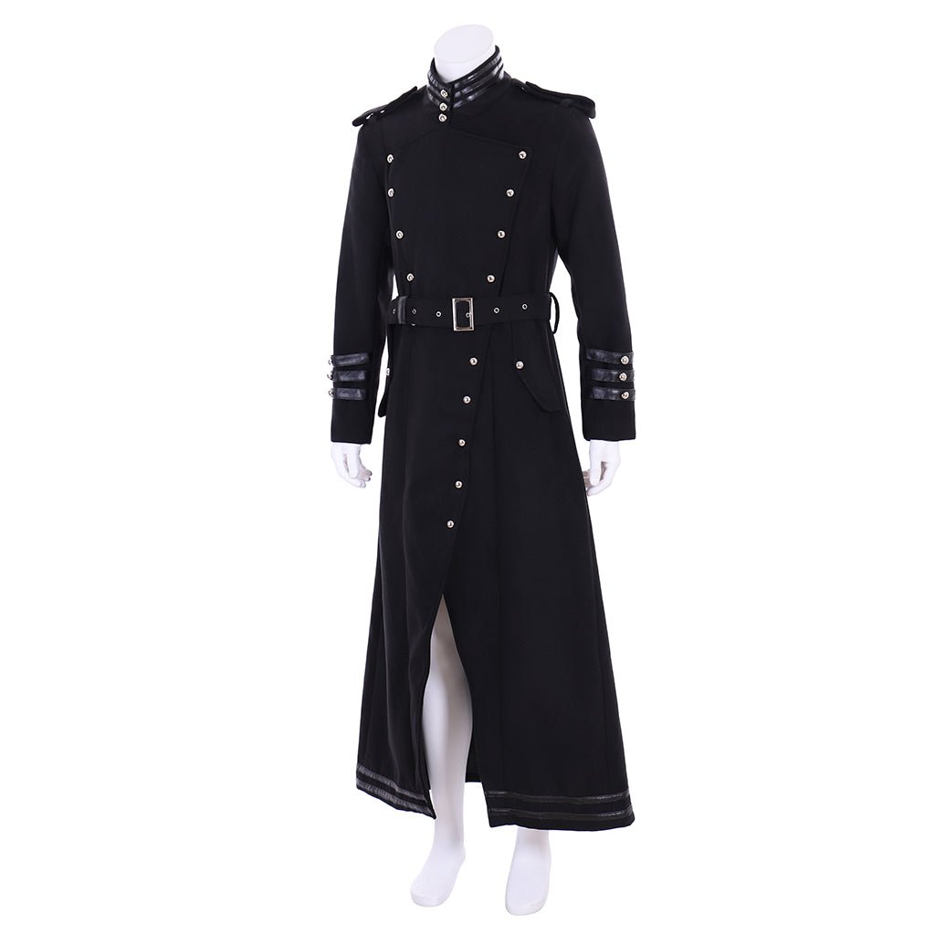 Authentic Medieval Priest Robe for Men – Astricos Clergy Trench Jacket with Stand Collar | Astricos Medieval Series - Astricos