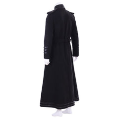 Authentic Medieval Priest Robe for Men – Astricos Clergy Trench Jacket with Stand Collar | Astricos Medieval Series - Astricos