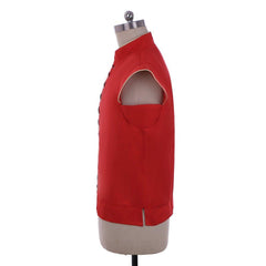 Epic Red Gothic Doublet Vest for Men - Renaissance Cosplay Costume | Astricos - Astricos